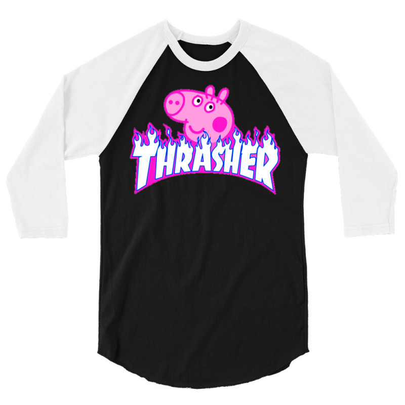 Trasher Pig 3/4 Sleeve Shirt by muingalivera | Artistshot