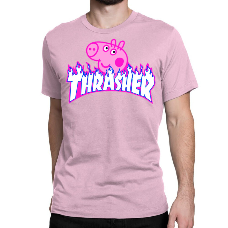 Trasher Pig Classic T-shirt by muingalivera | Artistshot