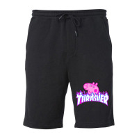 Trasher Pig Fleece Short | Artistshot