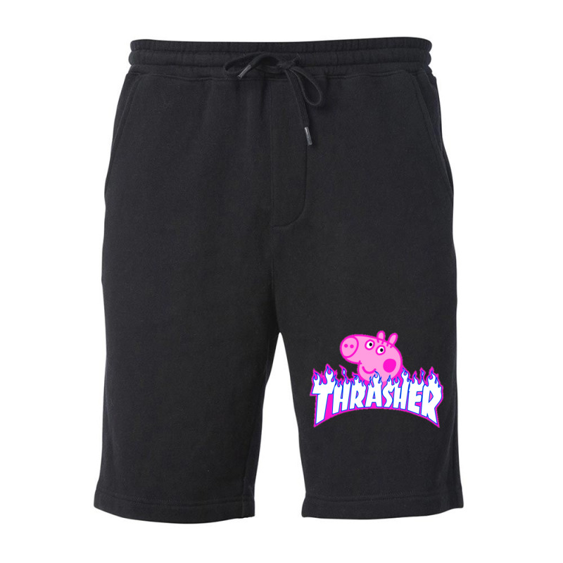 Trasher Pig Fleece Short by muingalivera | Artistshot