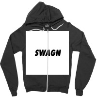 Swagn Poster Aesthetic Zipper Hoodie | Artistshot