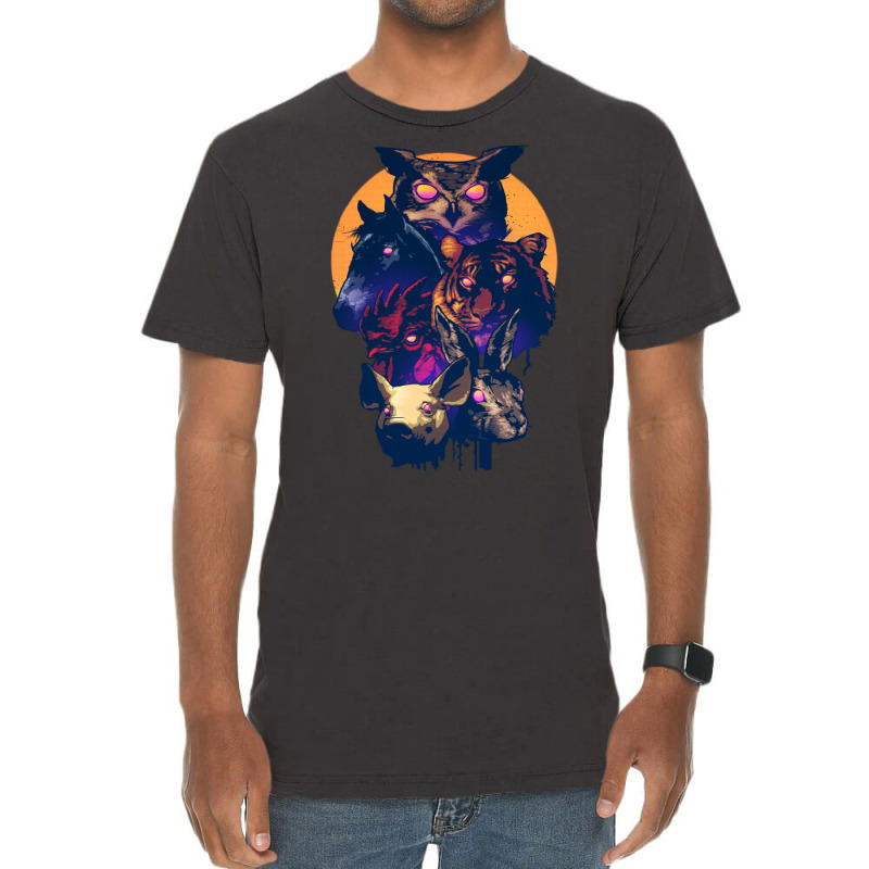 Trials Of The Blood Dragon   Miami World Vintage T-Shirt by muingalivera | Artistshot