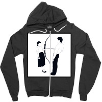 Marina Abramović & Ulay   ‘rest Energy’ Design Zipper Hoodie | Artistshot