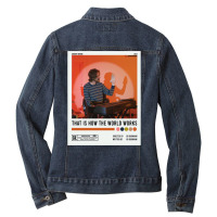 Bo Burnham Inside That Is How The World Works Socko Indie Aesthetic Po Ladies Denim Jacket | Artistshot