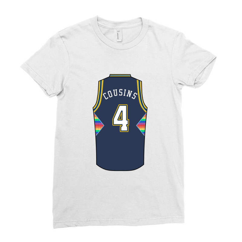 Demarcus Cousins Jersey 141 Ladies Fitted T-Shirt by ShelleyDoppelmayr | Artistshot