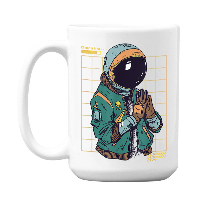 Astronaut Space Travel Retro Aesthetic Streetwear T Shirt 15 Oz Coffee Mug | Artistshot