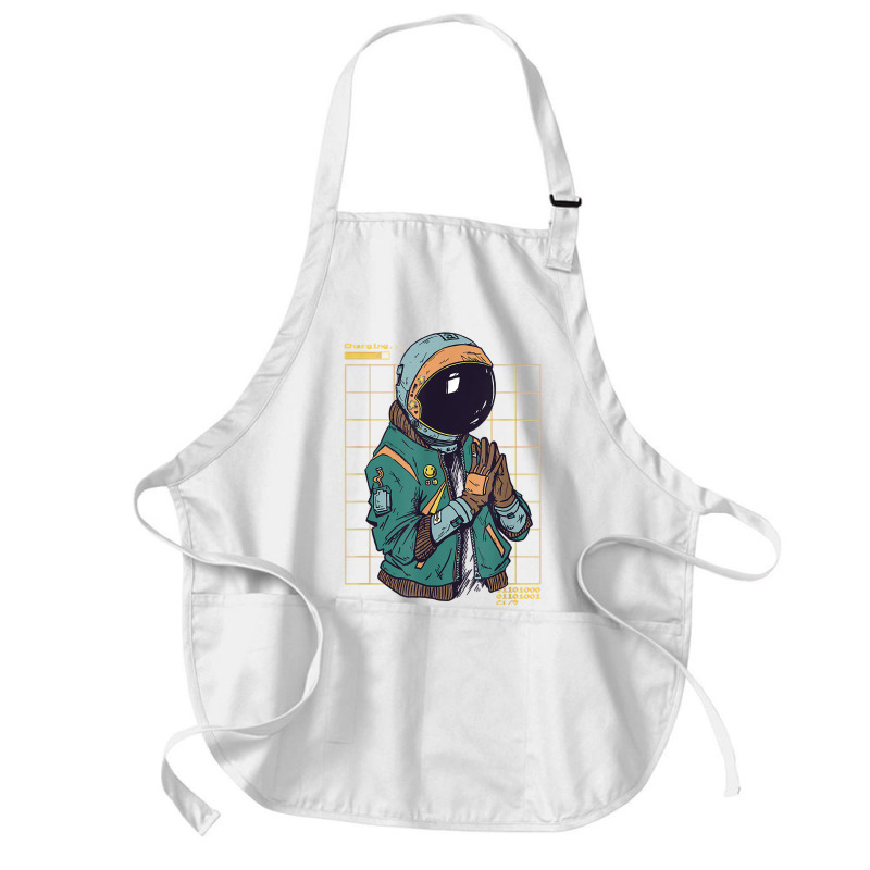 Astronaut Space Travel Retro Aesthetic Streetwear T Shirt Medium-length Apron | Artistshot