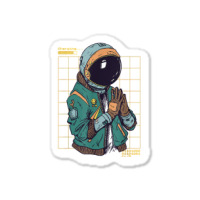 Astronaut Space Travel Retro Aesthetic Streetwear T Shirt Sticker | Artistshot