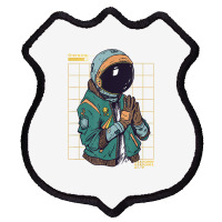 Astronaut Space Travel Retro Aesthetic Streetwear T Shirt Shield Patch | Artistshot