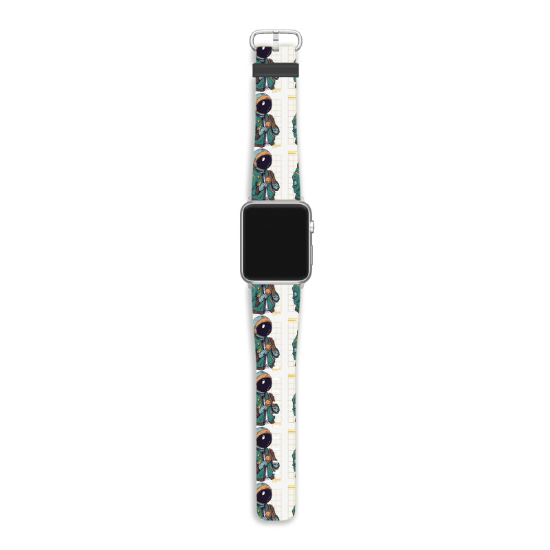 Astronaut Space Travel Retro Aesthetic Streetwear T Shirt Apple Watch Band | Artistshot