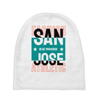 San Jose Blue Paradise Baby Beanies | Artistshot