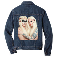 Trixie And Katya Book Unhhhh Men Denim Jacket | Artistshot