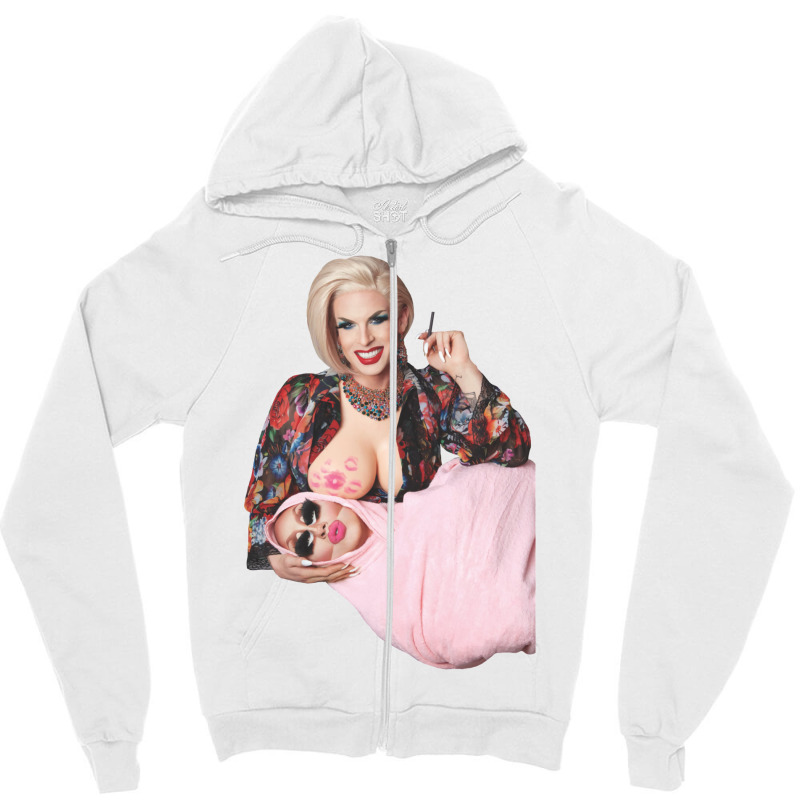 Trixie And Katya Book Unhhhh 1 Zipper Hoodie by muingalivera | Artistshot