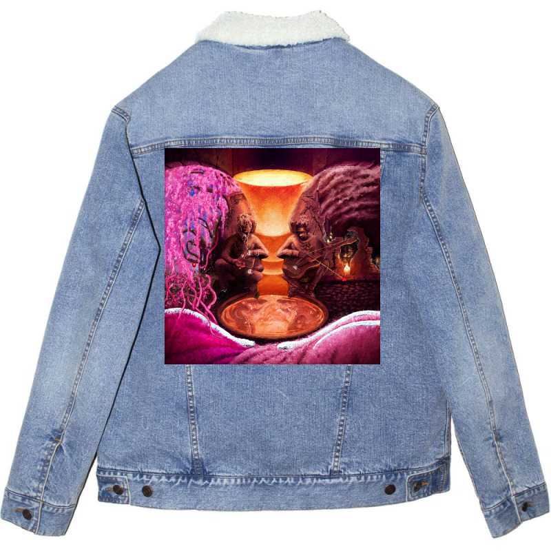 Young Thug Punk Album Poster Tumblr Unisex Sherpa-lined Denim Jacket | Artistshot