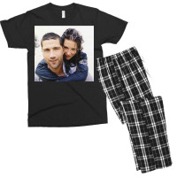 Mathhew Fox And Evangeline Lilly Men's T-shirt Pajama Set | Artistshot