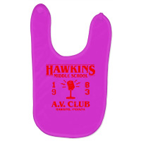 Hawkins Middle School A Baby Bibs | Artistshot