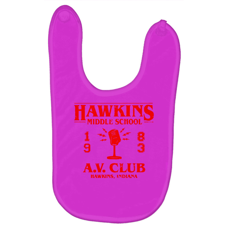 Hawkins Middle School A Baby Bibs | Artistshot