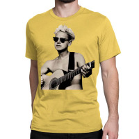 Matin Gore With A Guitar (transparent Classic T-shirt | Artistshot