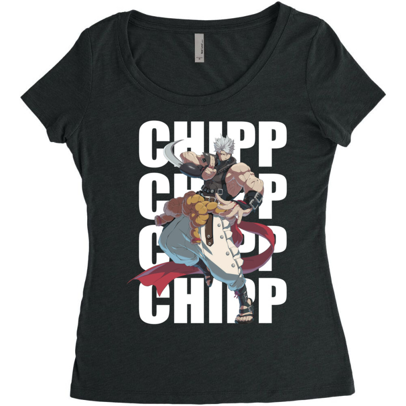 Chipp Zanuff Guilty Gear Strive White Women's Triblend Scoop T-shirt by BarbaraJones | Artistshot