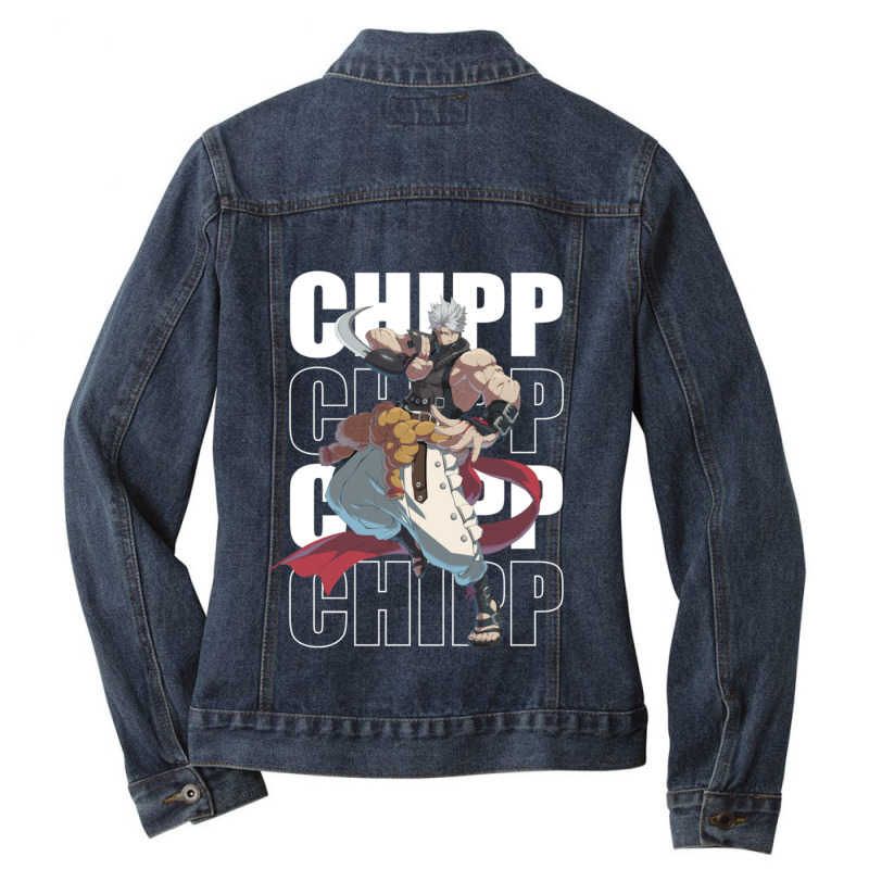 Chipp Zanuff Guilty Gear Strive White Line Guiltygear New Movie Film F Ladies Denim Jacket by BarbaraJones | Artistshot