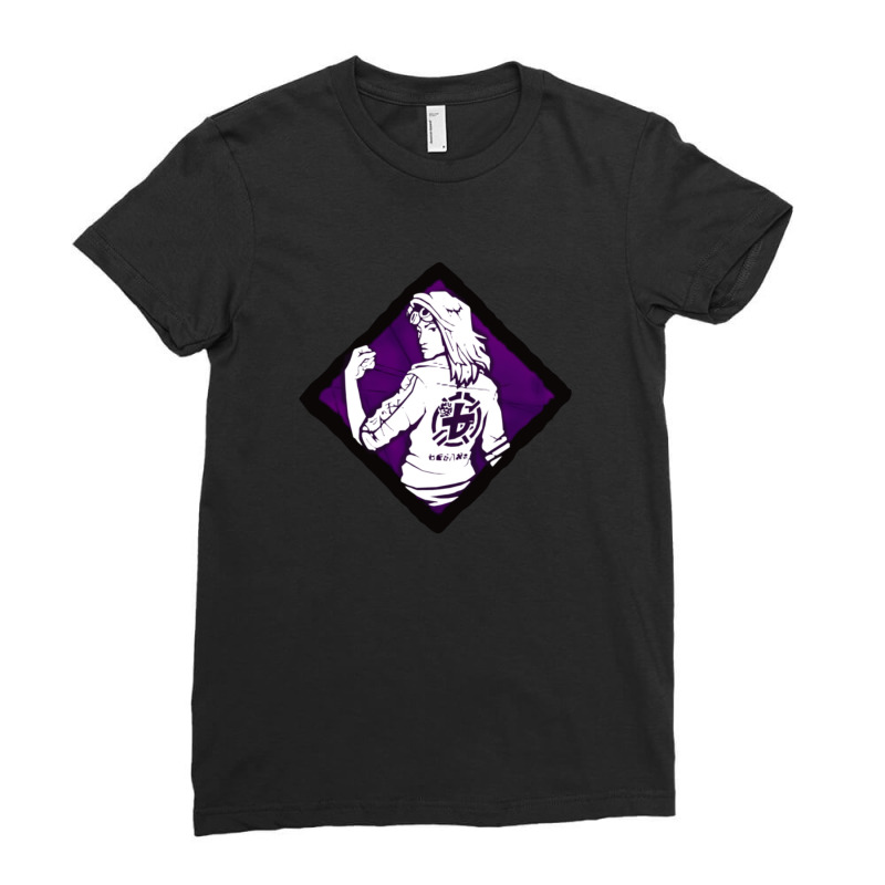 Any Means Necessary Hq Diamond Perk Inspired Splash Art Ladies Fitted T-shirt | Artistshot