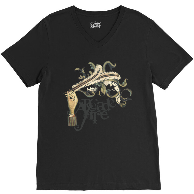 Arcade Fire Funeral V-Neck Tee by JoelJBerghoff | Artistshot