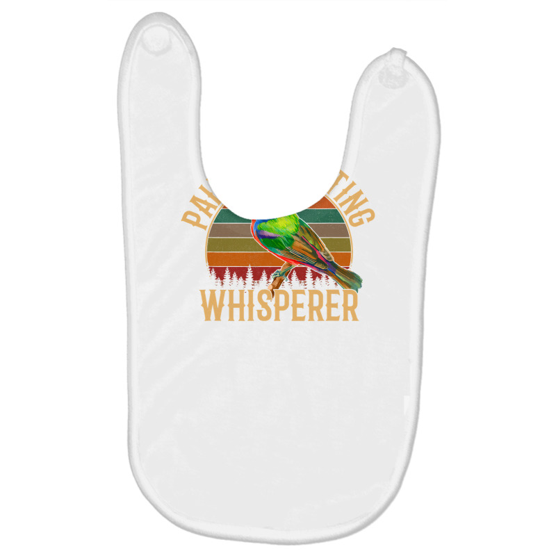 Painted Bunting Whisperer, Bird Lover Baby Bibs by casaniuy89 | Artistshot