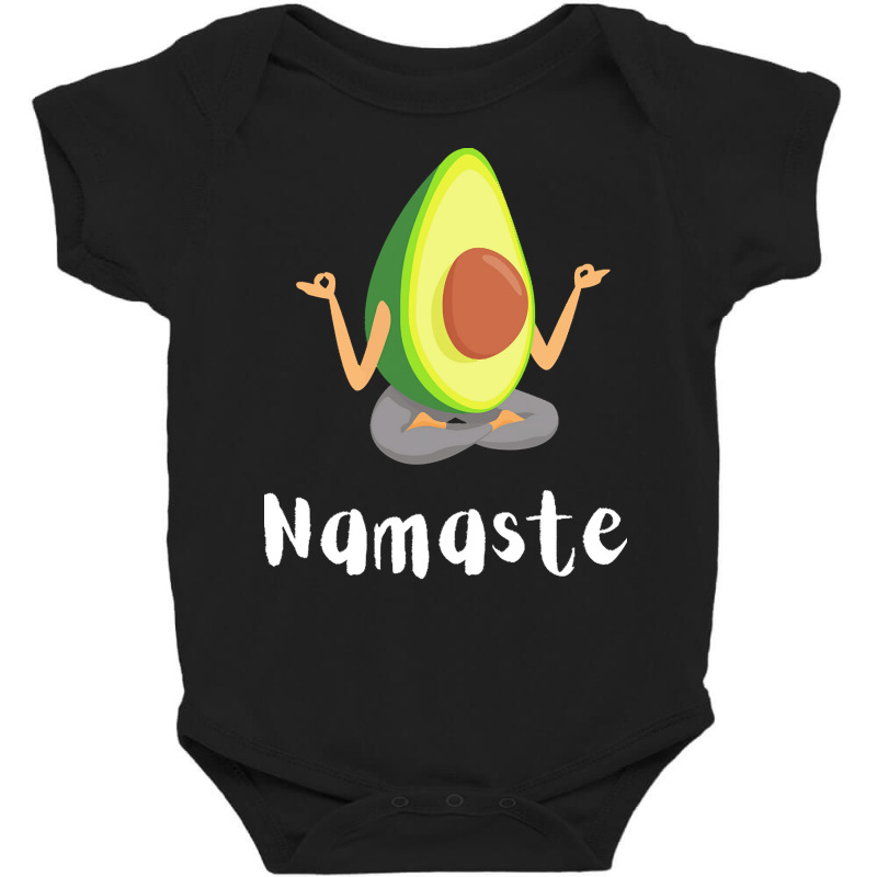 Namaste Meditation T  Shirt Avocado Meditation T  Shirt Baby Bodysuit by sbraun223 | Artistshot