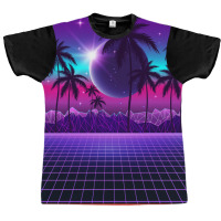 Twilight Retrowave Graphic T-shirt | Artistshot