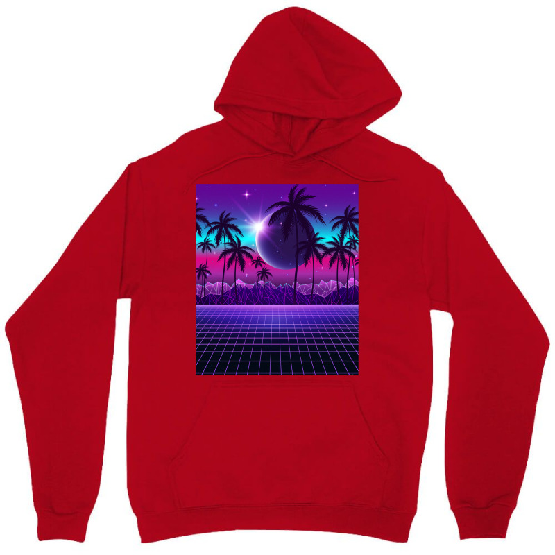 Twilight Retrowave Unisex Hoodie by muingalivera | Artistshot