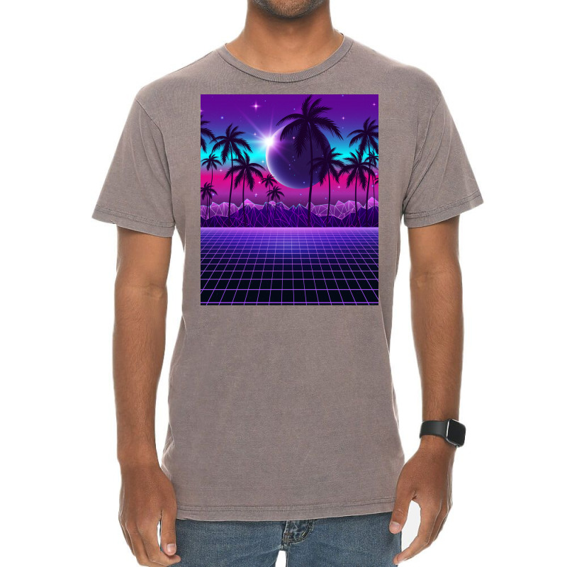 Twilight Retrowave Vintage T-Shirt by muingalivera | Artistshot