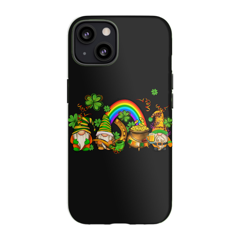 St Patricks Gnomes With Rainbow Iphone 13 Case | Artistshot