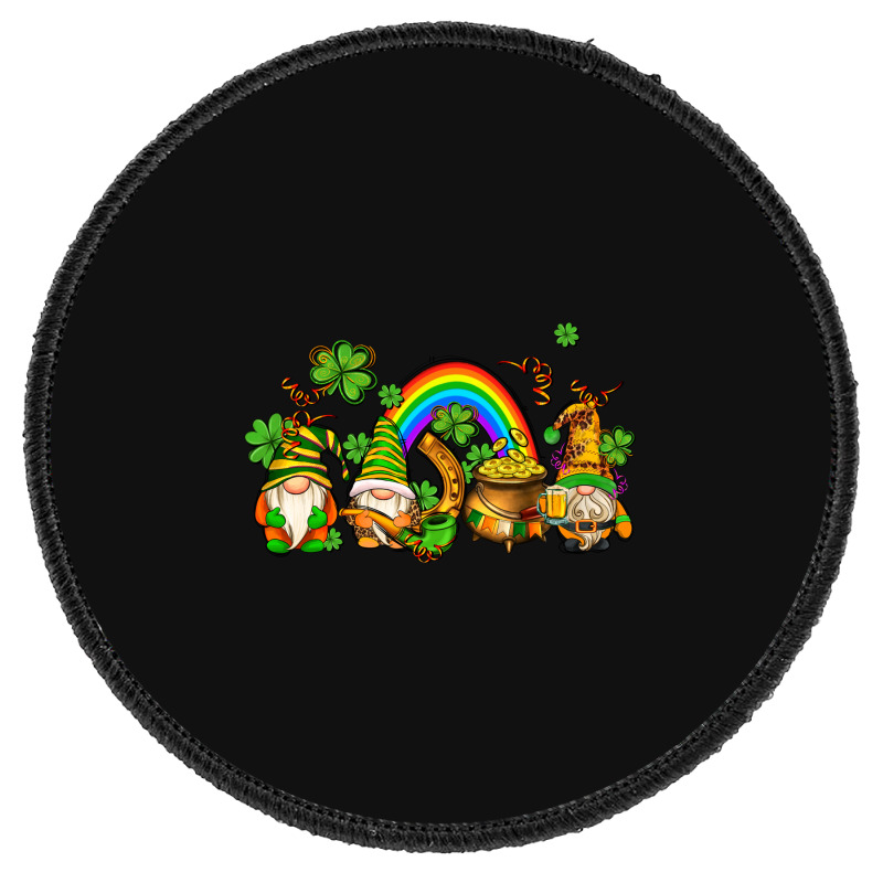 St Patricks Gnomes With Rainbow Round Patch | Artistshot