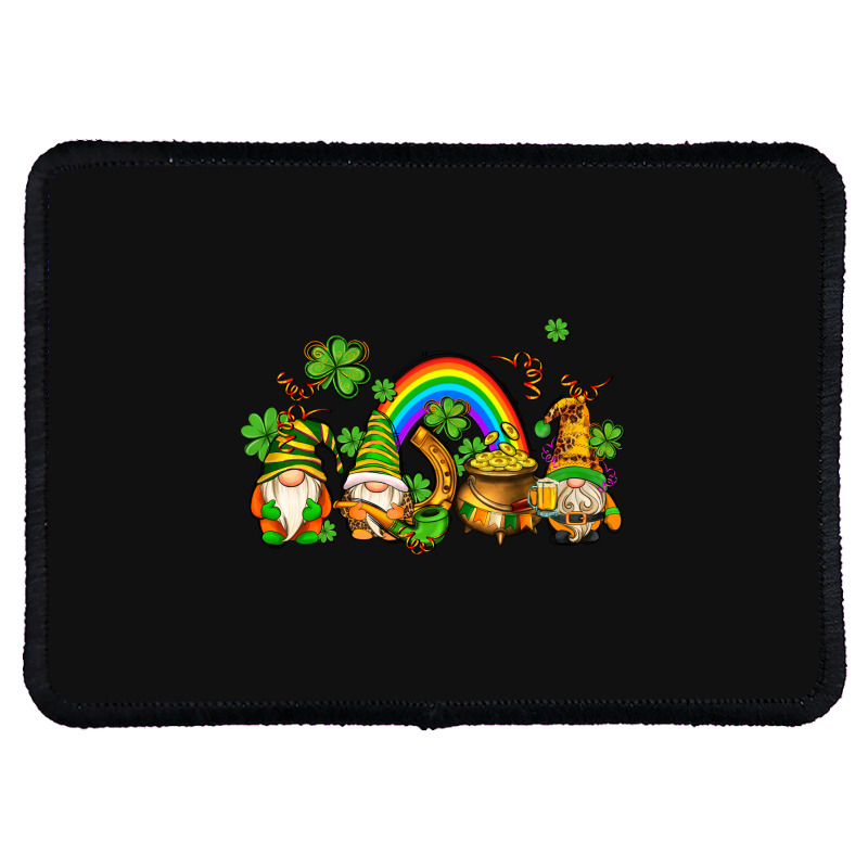 St Patricks Gnomes With Rainbow Rectangle Patch | Artistshot