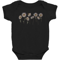 Sunshine Daisy Daisies Vacation Casual Graphic For Women Baby Bodysuit | Artistshot