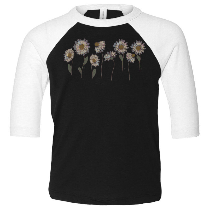 Sunshine Daisy Daisies Vacation Casual Graphic For Women Toddler 3/4 Sleeve Tee by DennisTomScott | Artistshot