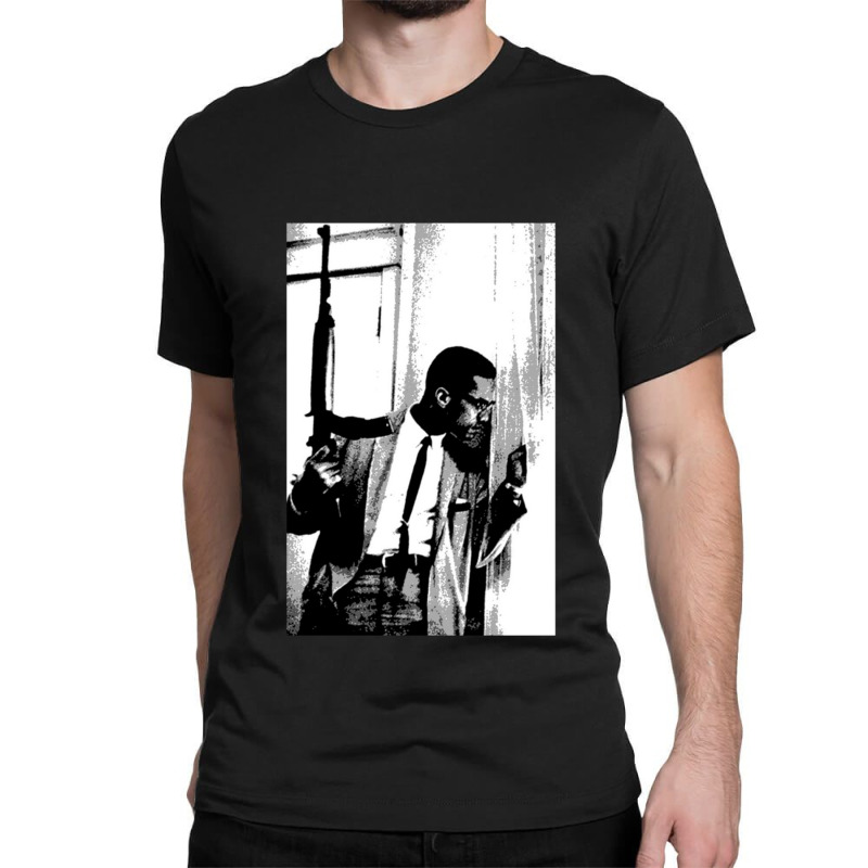 The Malcolm X Black Heritage Artwork Classic T-shirt by SamAlexanderMcnutt | Artistshot