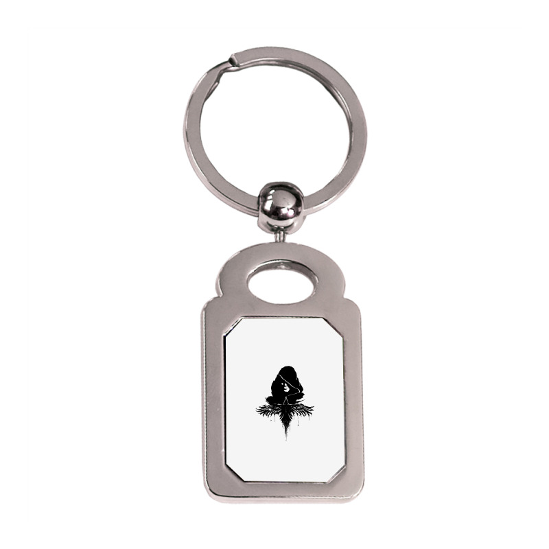 The Crow 9 Silver Rectangle Keychain | Artistshot