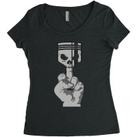 Bad Piston And Finger Women's Triblend Scoop T-shirt | Artistshot