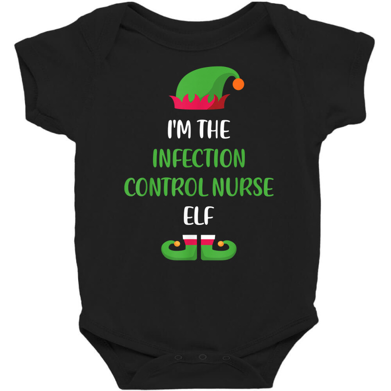 Infection Control Nurse Elf Christmas Family Matching Funny T Shirt Baby Bodysuit | Artistshot