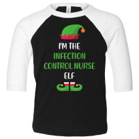 Infection Control Nurse Elf Christmas Family Matching Funny T Shirt Toddler 3/4 Sleeve Tee | Artistshot