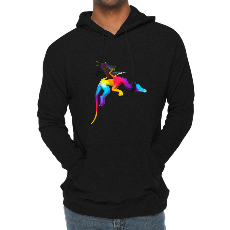 Fairy Tale Rainbow Dragon 1 Lightweight Hoodie by IsabelConstance | Artistshot