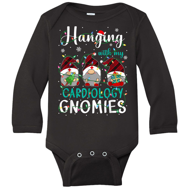 Hanging With My Cardiology Nurse Gnomies Xmas Nurse Gnomes T Shirt Long Sleeve Baby Bodysuit by mehen | Artistshot