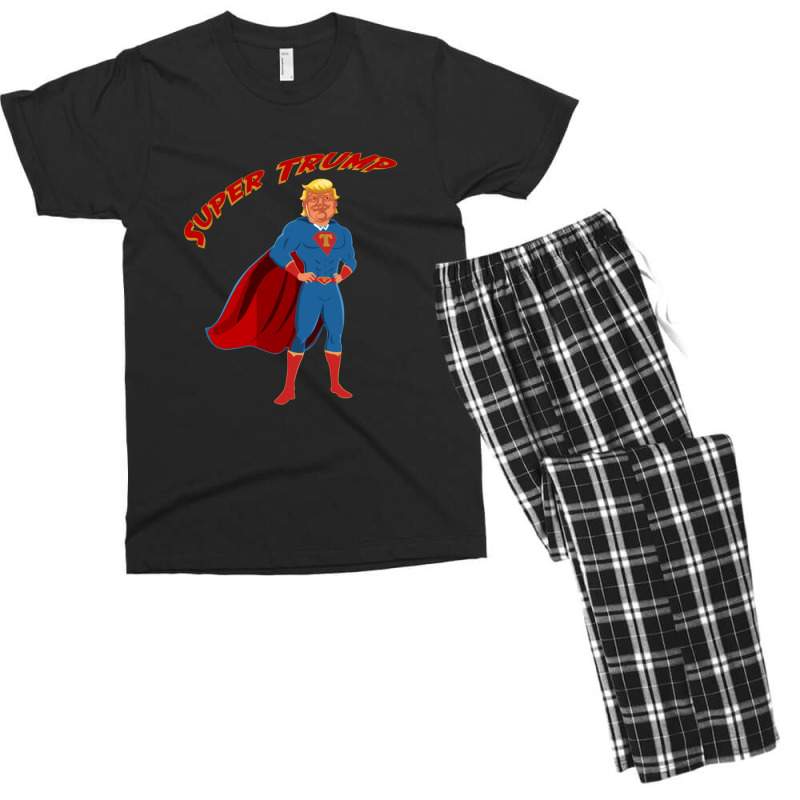 Super Trump Men's T-shirt Pajama Set | Artistshot