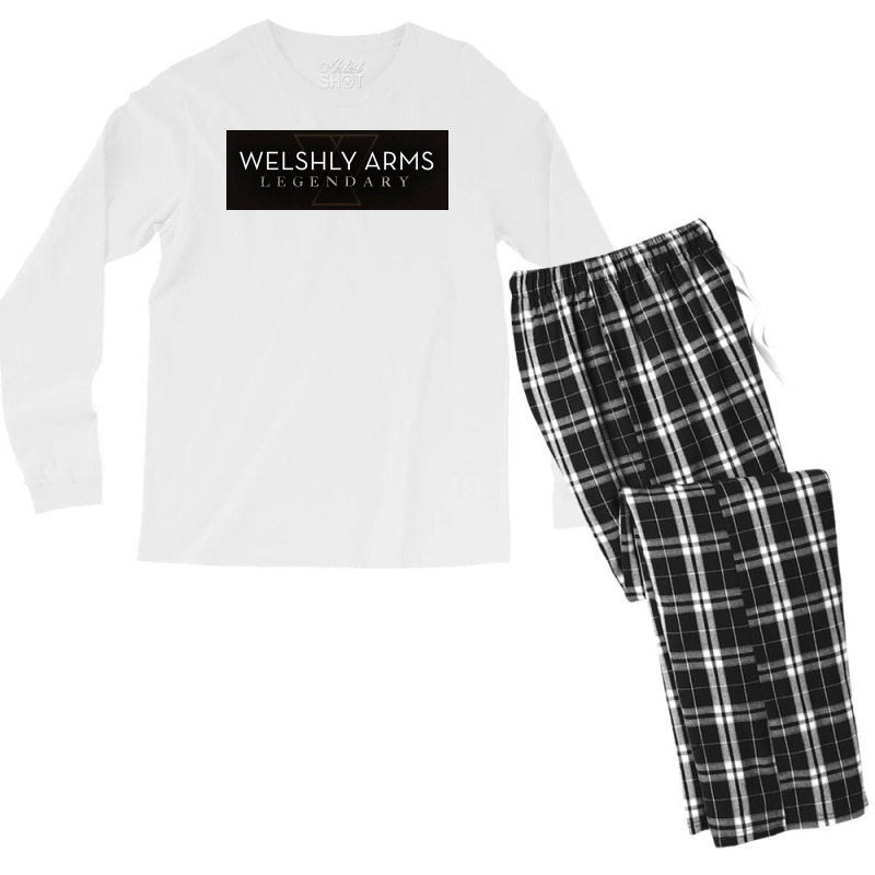 Welshly Arms 005 Men's Long Sleeve Pajama Set | Artistshot