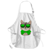 St Patricks Day Irish Cat Medium-length Apron | Artistshot