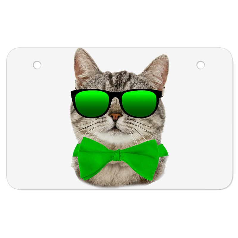 St Patricks Day Irish Cat Atv License Plate | Artistshot