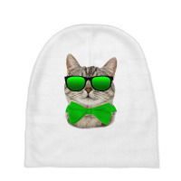 St Patricks Day Irish Cat Baby Beanies | Artistshot