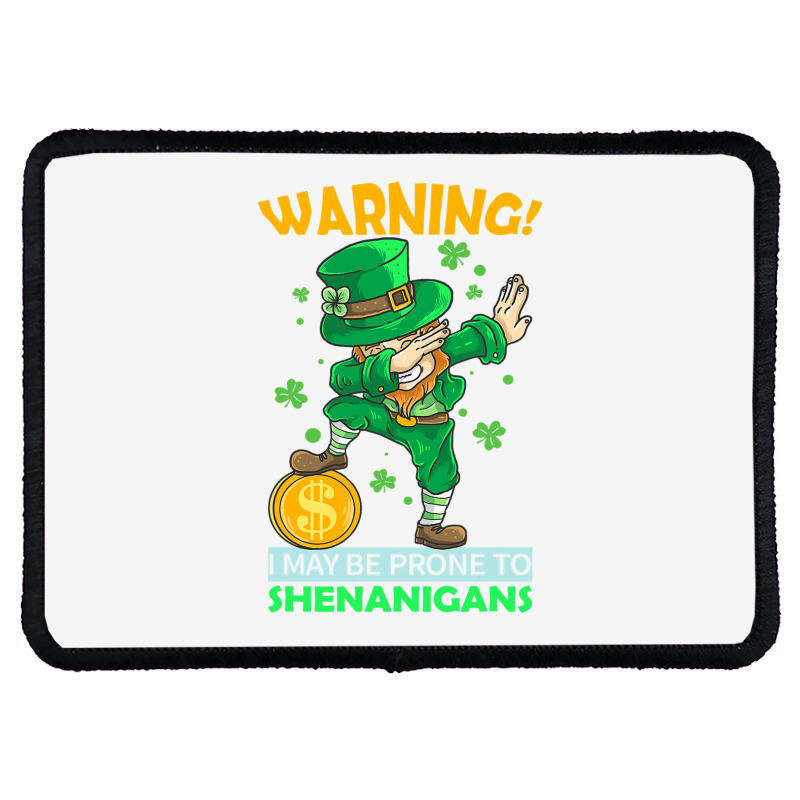 St Patricks Day Irish Dabbing Leprechaun St Patrick S Day Rectangle Patch | Artistshot