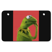 Pondering Kermit Atv License Plate | Artistshot